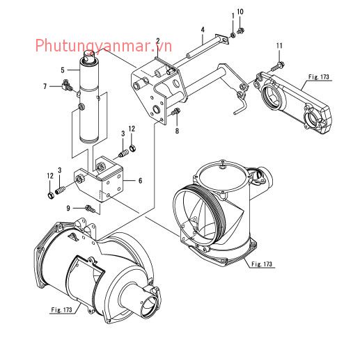 Phễu tách dầu trống cuốn lúa 2